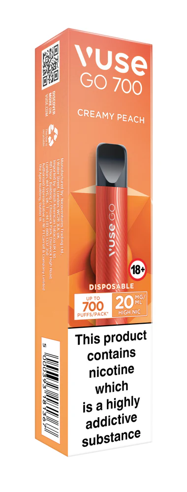 Vuse Go 700 Disposable Vape - Creamy Punch | 10mg